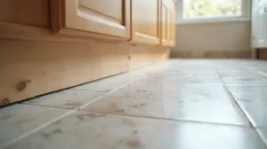 Czy układać panele pod szafkami w kuchni